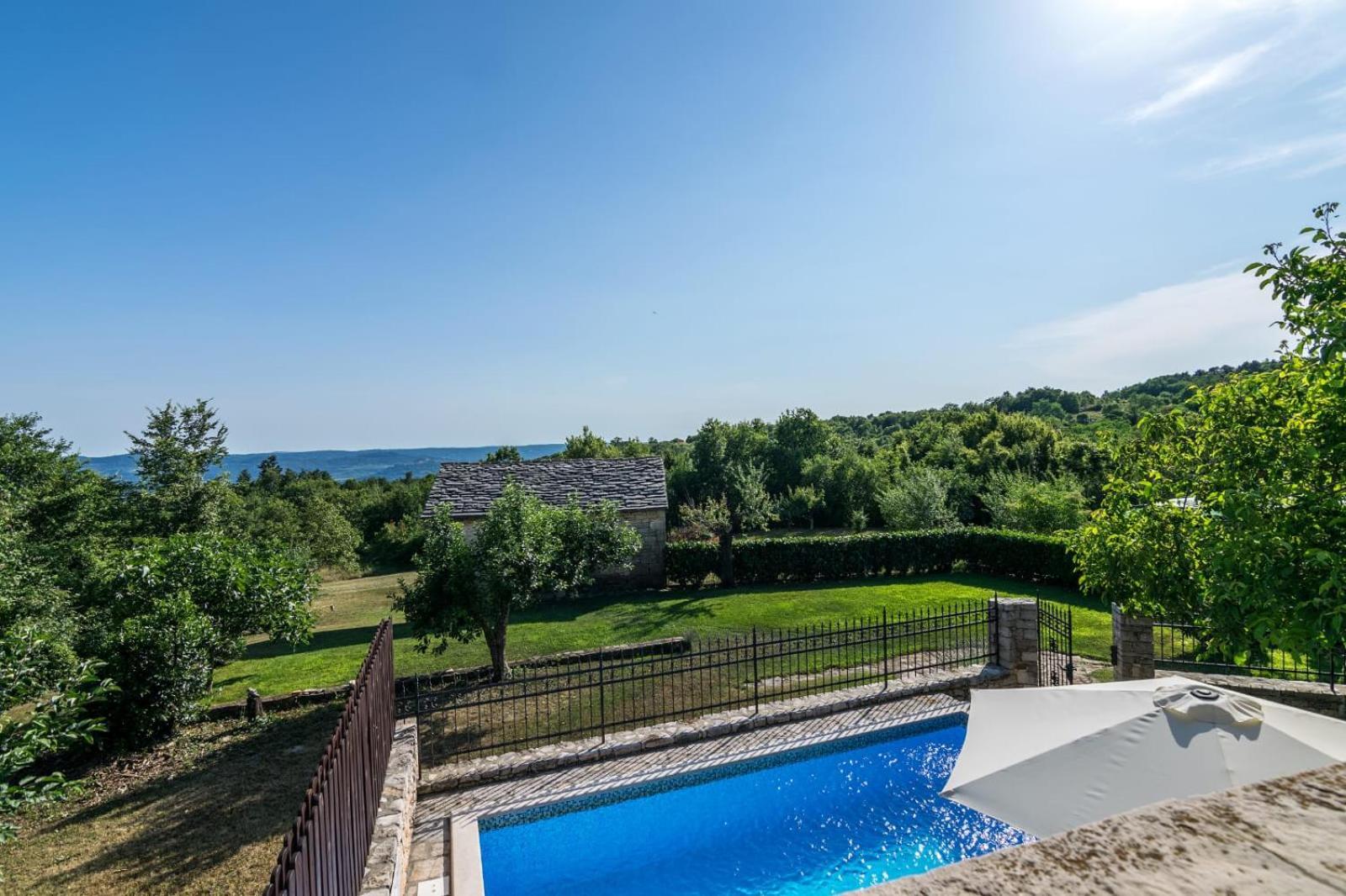 Rustic Villa Marija With Panoramic View In Zrenj Exterior foto