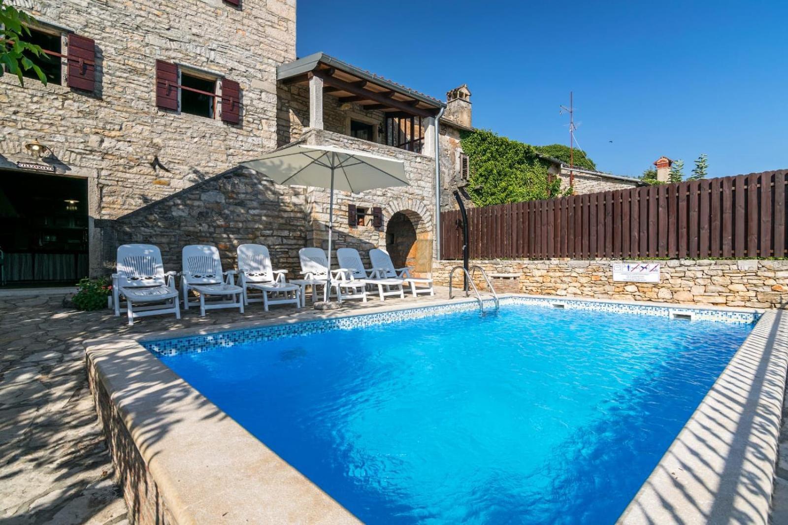Rustic Villa Marija With Panoramic View In Zrenj Exterior foto