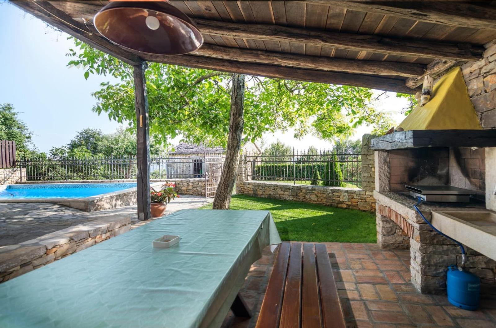 Rustic Villa Marija With Panoramic View In Zrenj Exterior foto