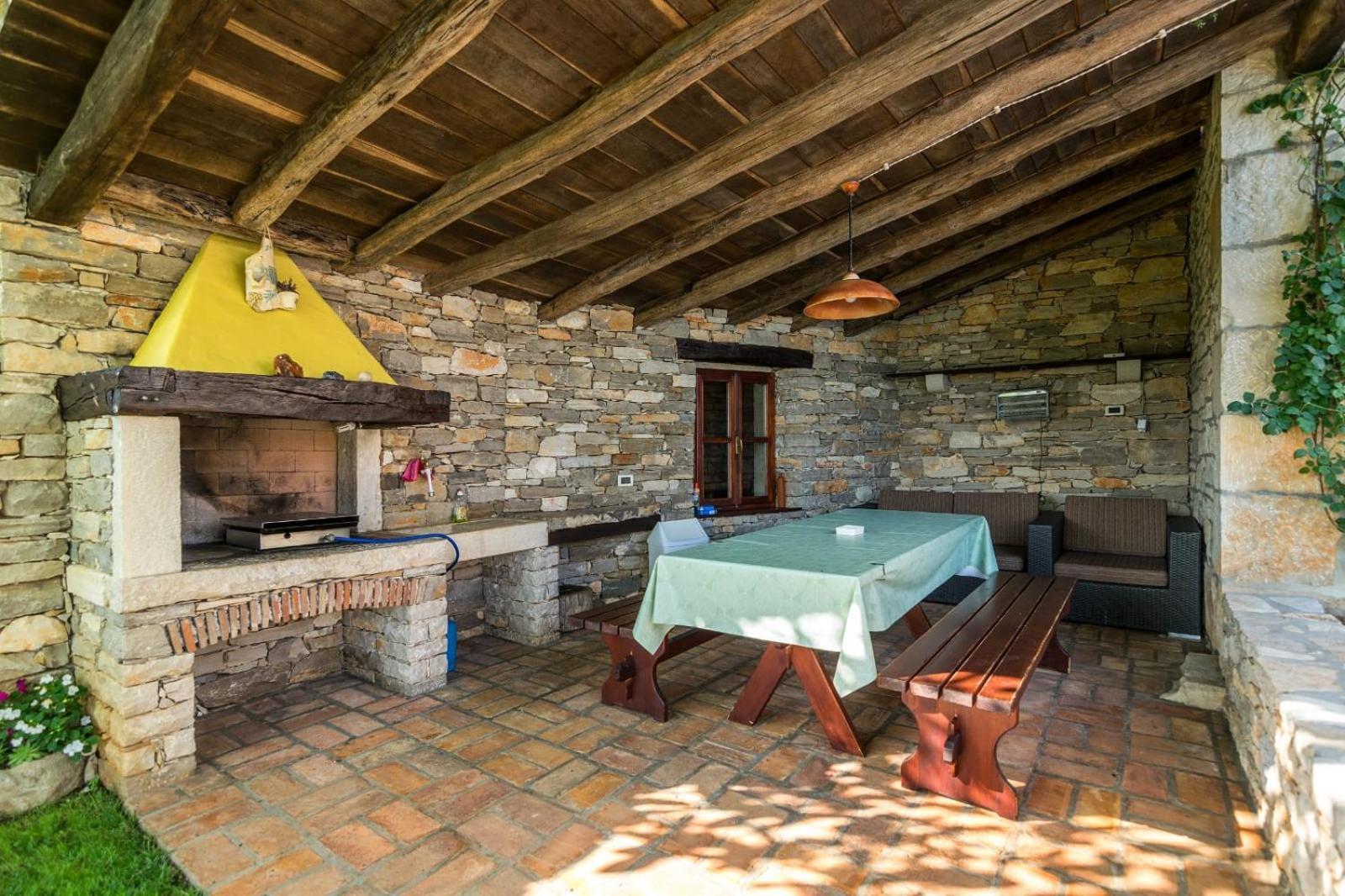 Rustic Villa Marija With Panoramic View In Zrenj Exterior foto