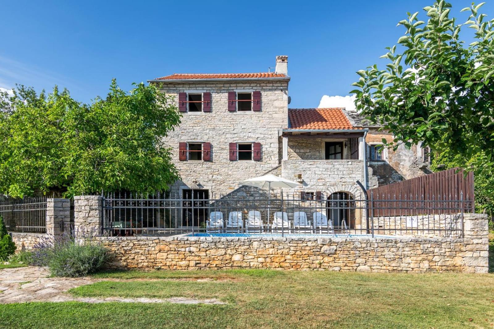 Rustic Villa Marija With Panoramic View In Zrenj Exterior foto